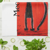 Meow Geschirrtuch (Gefaltet)