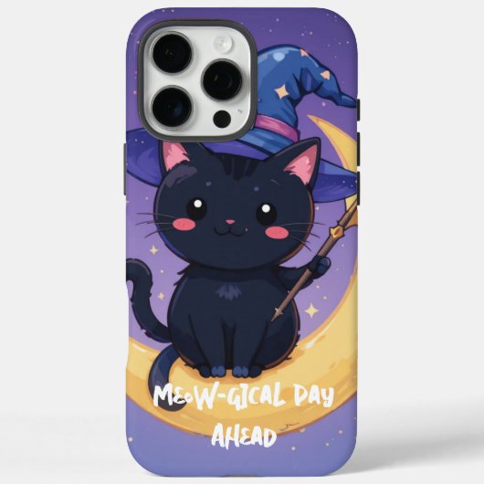 Meow-gical Day Ahead - Kawaii Phone Case (Rückseite)