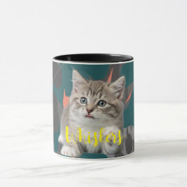 Meow-gical Erinnerungen: Personalisierte Cat Foto Tasse