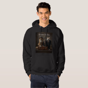 Meow & Go – Lustige Reise-Katzen Hoodie Beschreibu