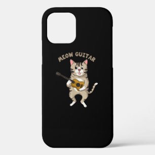Meow Guitar Niedlich Cat Playing Gitarre Funny Kät Case-Mate iPhone Hülle