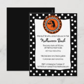 Meow Halloween Einladung (Vorne/Hinten)