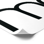 Meow Hipster Kitty Poster (Ecke)