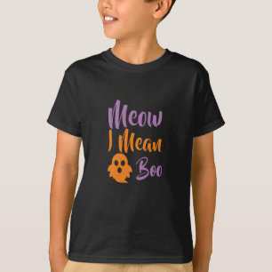 Meow-I Gemein Boo-catoween-halloween-lustig T-Shirt