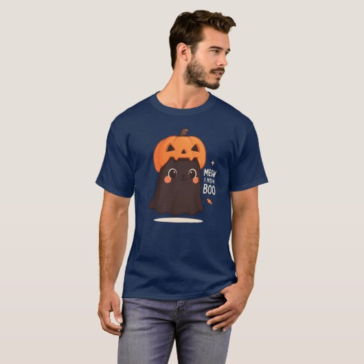 Meow i gemein Boo T-Shirt (Vorne ganz)