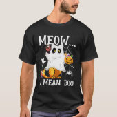 Meow Ich Gemein Boo Cat Halloween T-Shirt