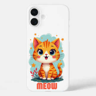 Meow iPhone 16 Plus Case-Mate - Purfect Protect Hülle