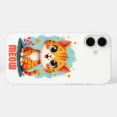 Meow iPhone 16 Plus Case-Mate - Purfect Protect Hülle (Rückseite (Horizontal))