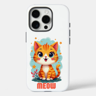 Meow iPhone 16 Pro Case-Mate - Chic Protection Hülle