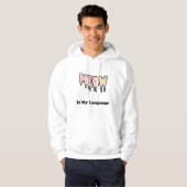 MEOW Is My Language Hoodie (Vorne ganz)
