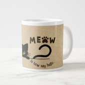 Meow ist, wie ich Hallo, Spezialität Tasse (Vorderseite Rechts)