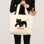Meow Jumbo Stoffbeutel (Vorderseite (Produkt))