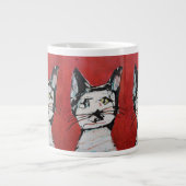 Meow Jumbo-Tasse (Vorderseite)