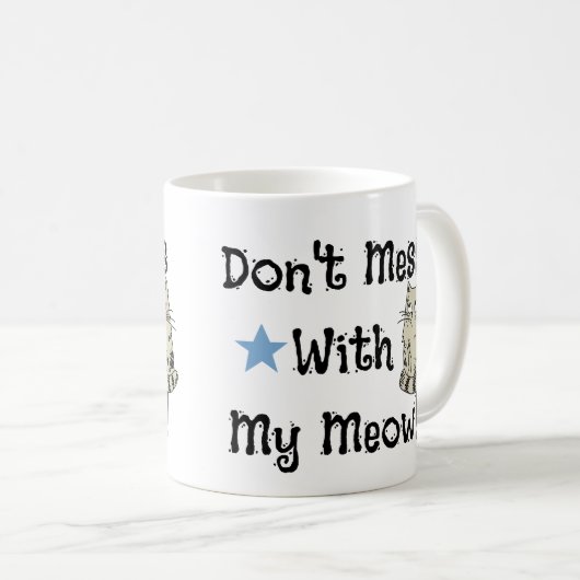 Meow Kaffeetasse (VorderseiteRechts)