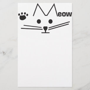 Meow-Katze Briefpapier