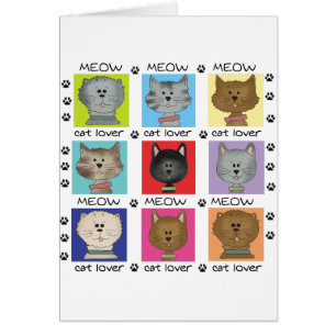 Meow-Katzen-Liebhaber-T-Shirts und Geschenke