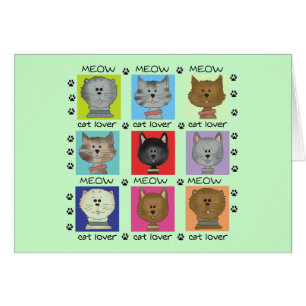 Meow-Katzen-Liebhaber-T-Shirts und Geschenke