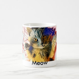 Meow-Katzen-Tasse Kaffeetasse