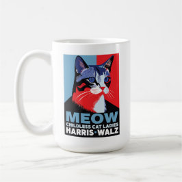 MEOW - Kinderlose Katze Ladys - Harris ・ Walz Kaffeetasse