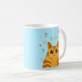 Meow Kitty, Cat Lover Kaffeetasse (VorderseiteRechts)