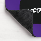 Meow Kitty lila mousepad 2 (Ecke)