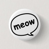 Meow-Knopf Button (Vorderseite)
