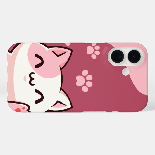Meow Magic iPhone Case (Rückseite (Horizontal))