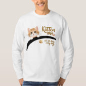 Meow Magic National Cat Day Sweatshirt T-Shirt (Vorderseite)