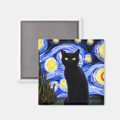 Meow Magnet (Vorderseite/Rückseite)