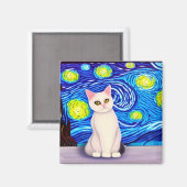 Meow Magnet (Vorderseite/Rückseite)