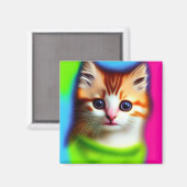 Meow Magnet (Vorderseite/Rückseite)