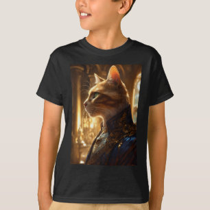 "Meow Majestät: Cat King 3D Print Adventure" T-Shirt