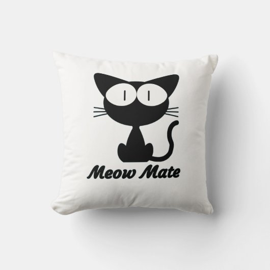 Meow Mate Glow Kissen (Vorderseite)