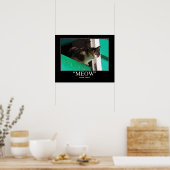 Meow Means Friend Cat Artwork Poster (Küche)