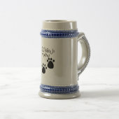 MEOW MEOW CAT LOVERS DESIGN #CatLady #FelineFashio Bierglas (VorderseiteRechts)
