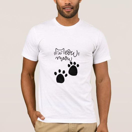 MEOW MEOW CAT LOVERS DESIGN #CatLady #FelineFashio T-Shirt (Vorderseite)