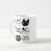 Meow, Meow Mug - Purrfect Gift for a Cat Lover Kaffeetasse (Vorderseite Links)