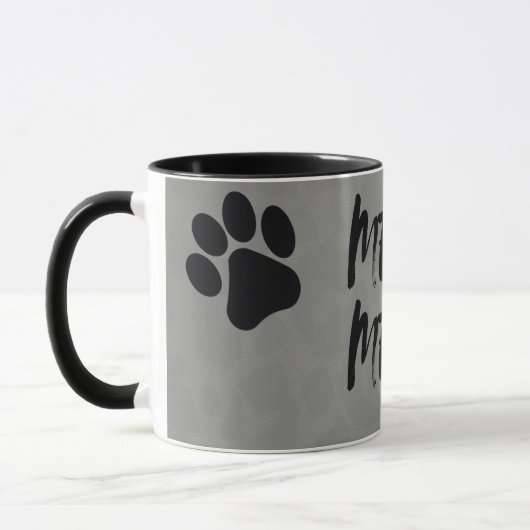 Meow Meow Paw Mug Tasse (Links)