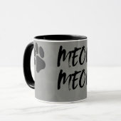 Meow Meow Paw Mug Tasse (Vorderseite Links)