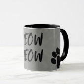 Meow Meow Paw Mug Tasse (VorderseiteRechts)