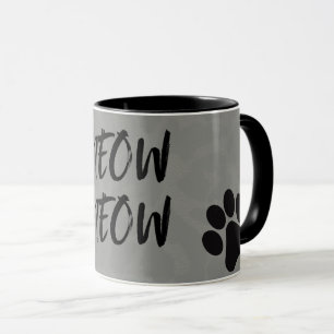 Meow Meow Pfoten-Tasse Tasse