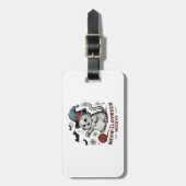 Meow Mischief Gepäckanhänger (Vorderseite vertikal)