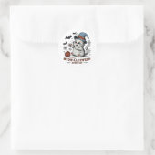 Meow Mischief Runder Aufkleber (Tasche)