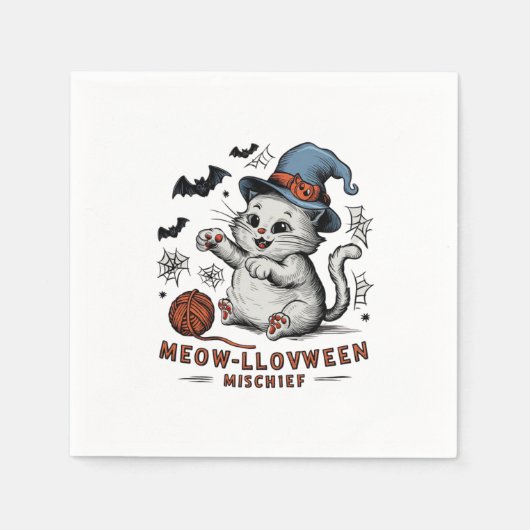 Meow Mischief Serviette (Vorderseite)