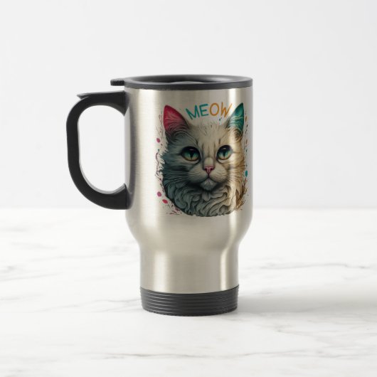 "Meow Moments" Tasse für Cat Lovers (Links)
