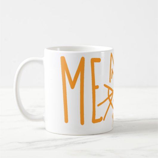 Meow-Montag-Kaffee-Tasse Kaffeetasse (Links)