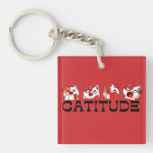 Meow Mood – Cat Lover’s Memory Keychain 🐾 Schlüsselanhänger (Vorderseite)