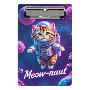 Meow-naut Mini Klemmbrett