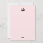 Meow - Niedliches Halloween Cat Design Feiertagskarte (Rückseite)