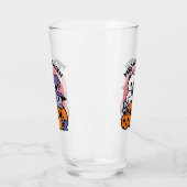 Meow - Niedliches Halloween Cat Design Glas (Links)